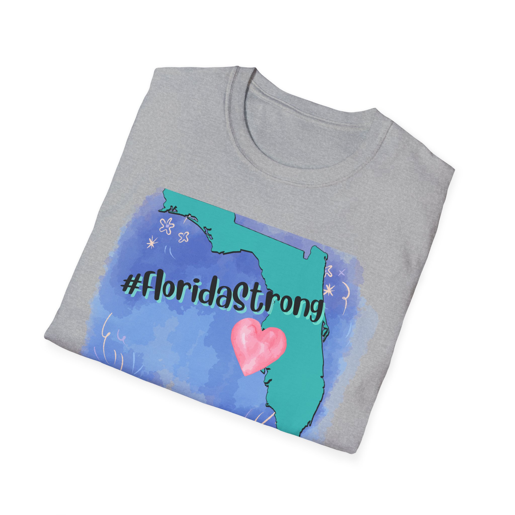 #FloridaStrong Unisex Softstyle T-Shirt - Image 12