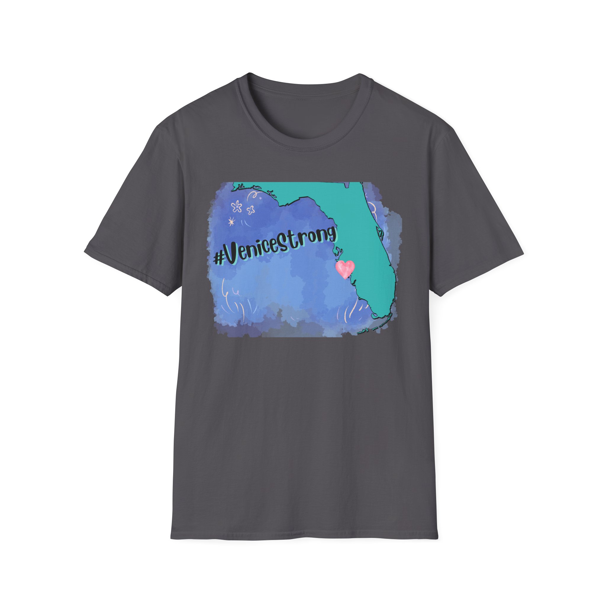 #VeniceStrong Unisex Softstyle T-Shirt - Image 17