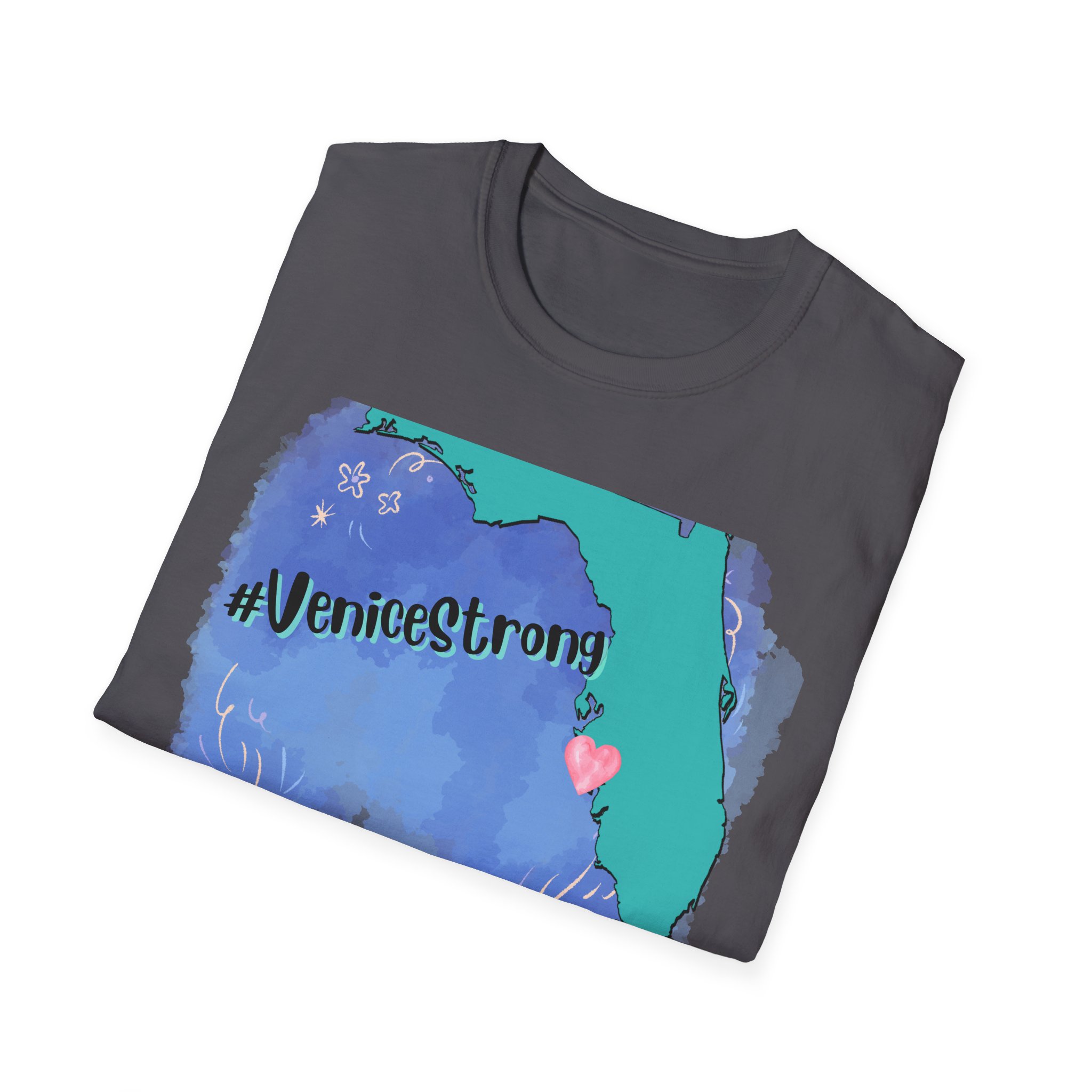 #VeniceStrong Unisex Softstyle T-Shirt - Image 20