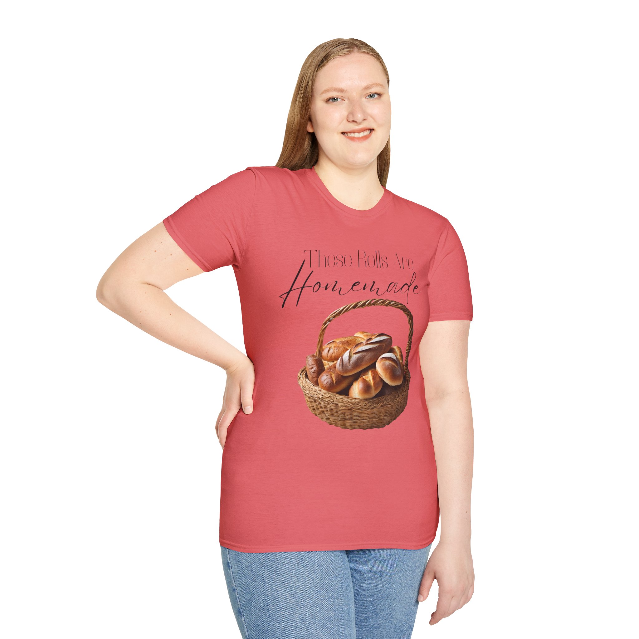 These Rolls are Handmade T-Shirt - Embrace Your Delicious Self! - Image 2