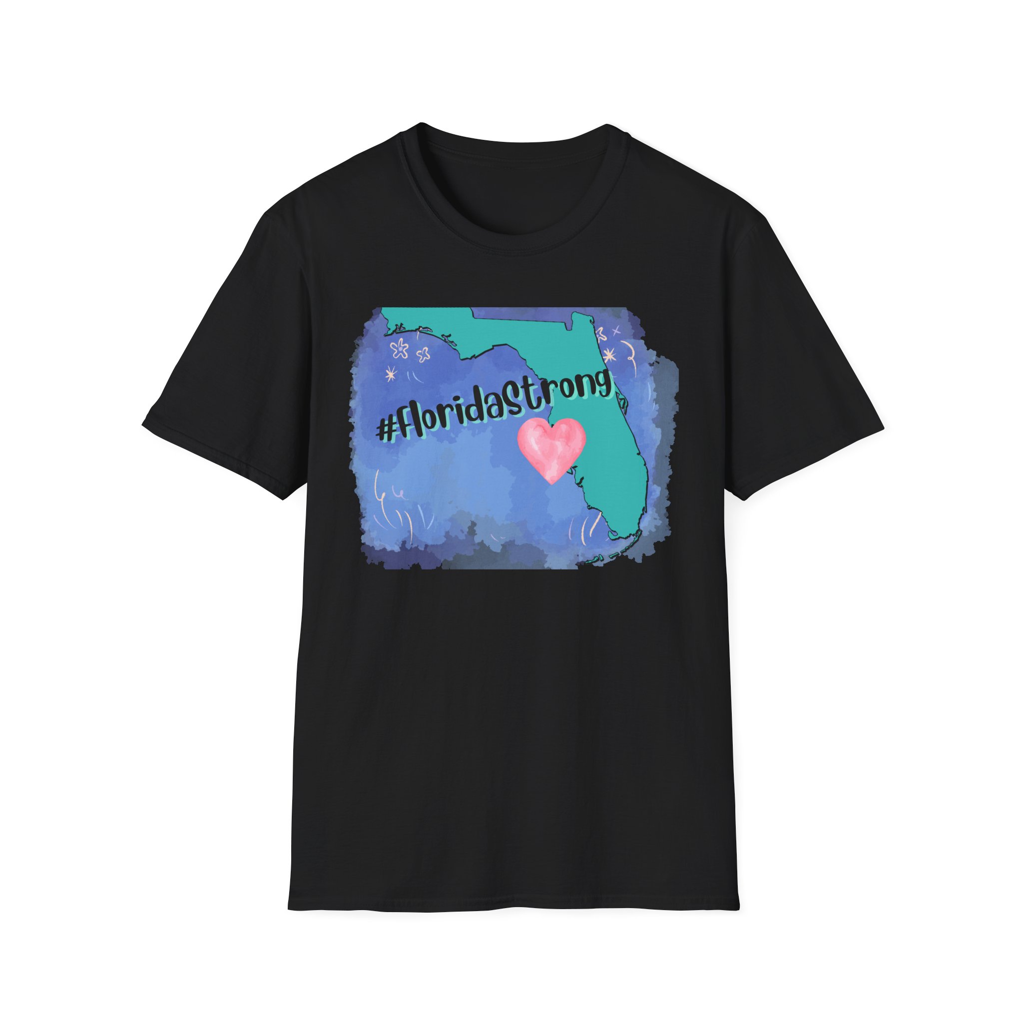 #FloridaStrong Unisex Softstyle T-Shirt - Image 5