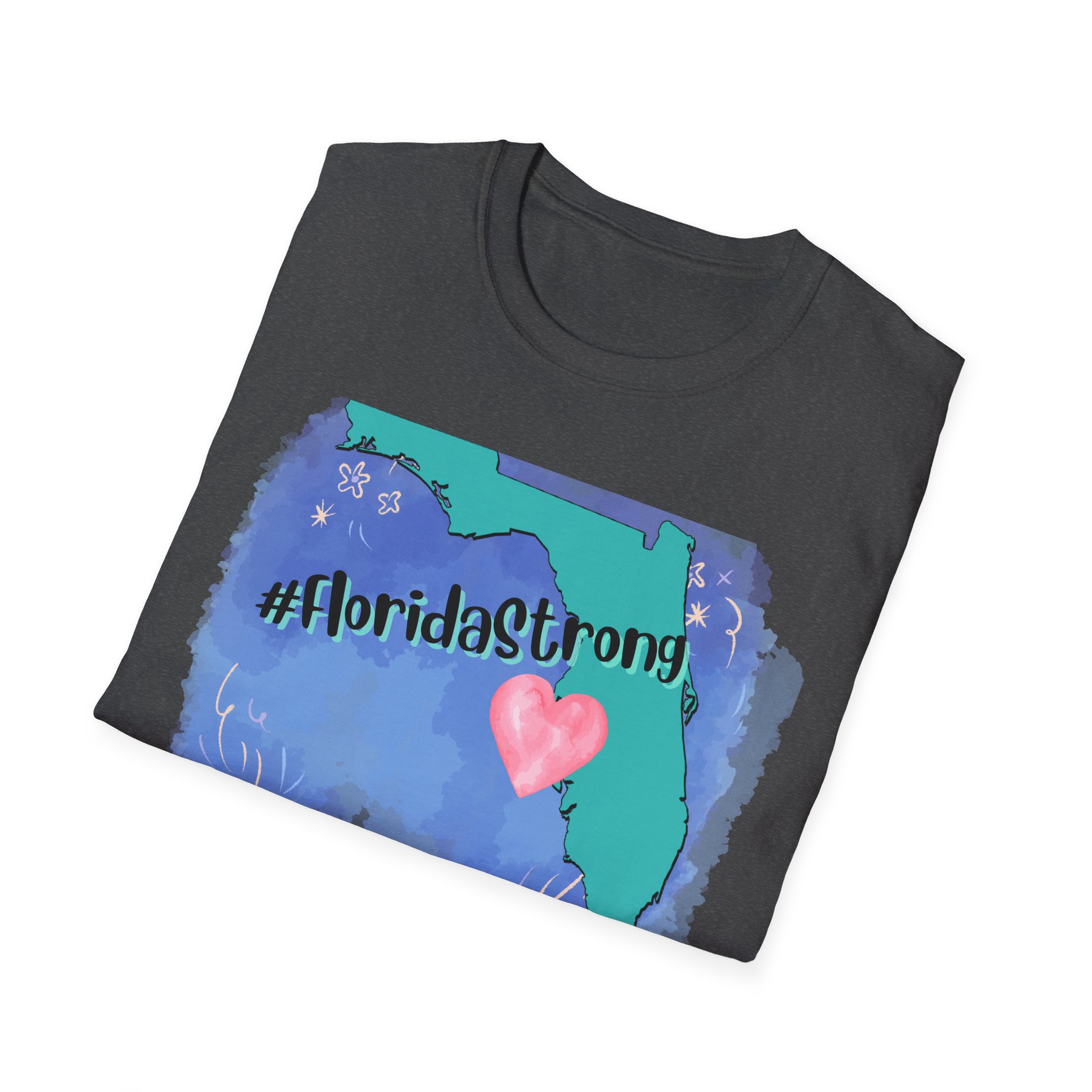 #FloridaStrong Unisex Softstyle T-Shirt - Image 16