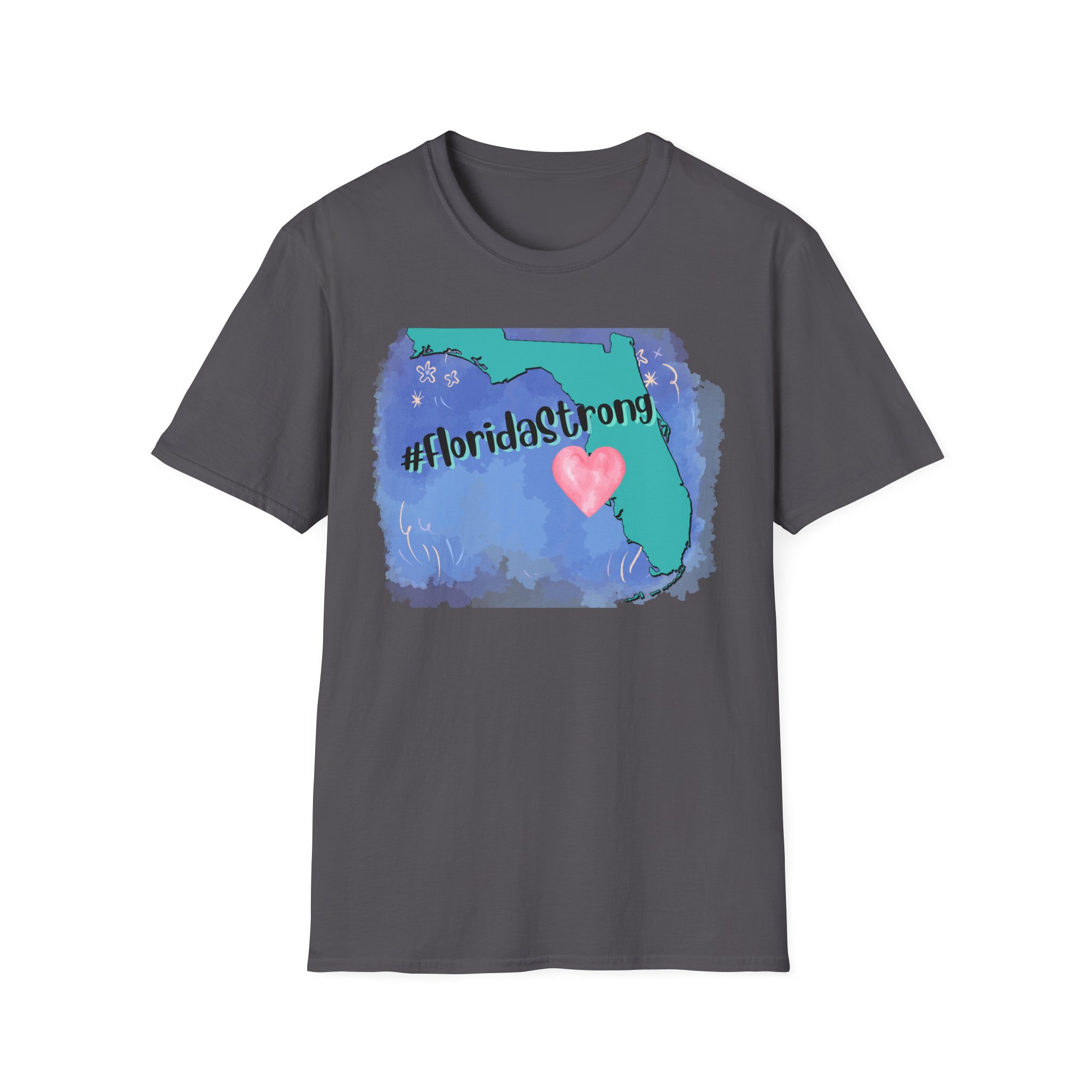 #FloridaStrong Unisex Softstyle T-Shirt - Image 17