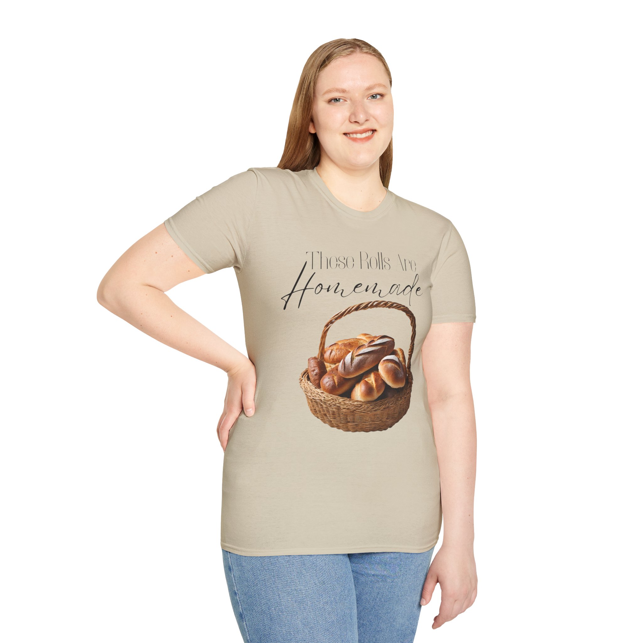 These Rolls are Handmade T-Shirt - Embrace Your Delicious Self! - Image 3