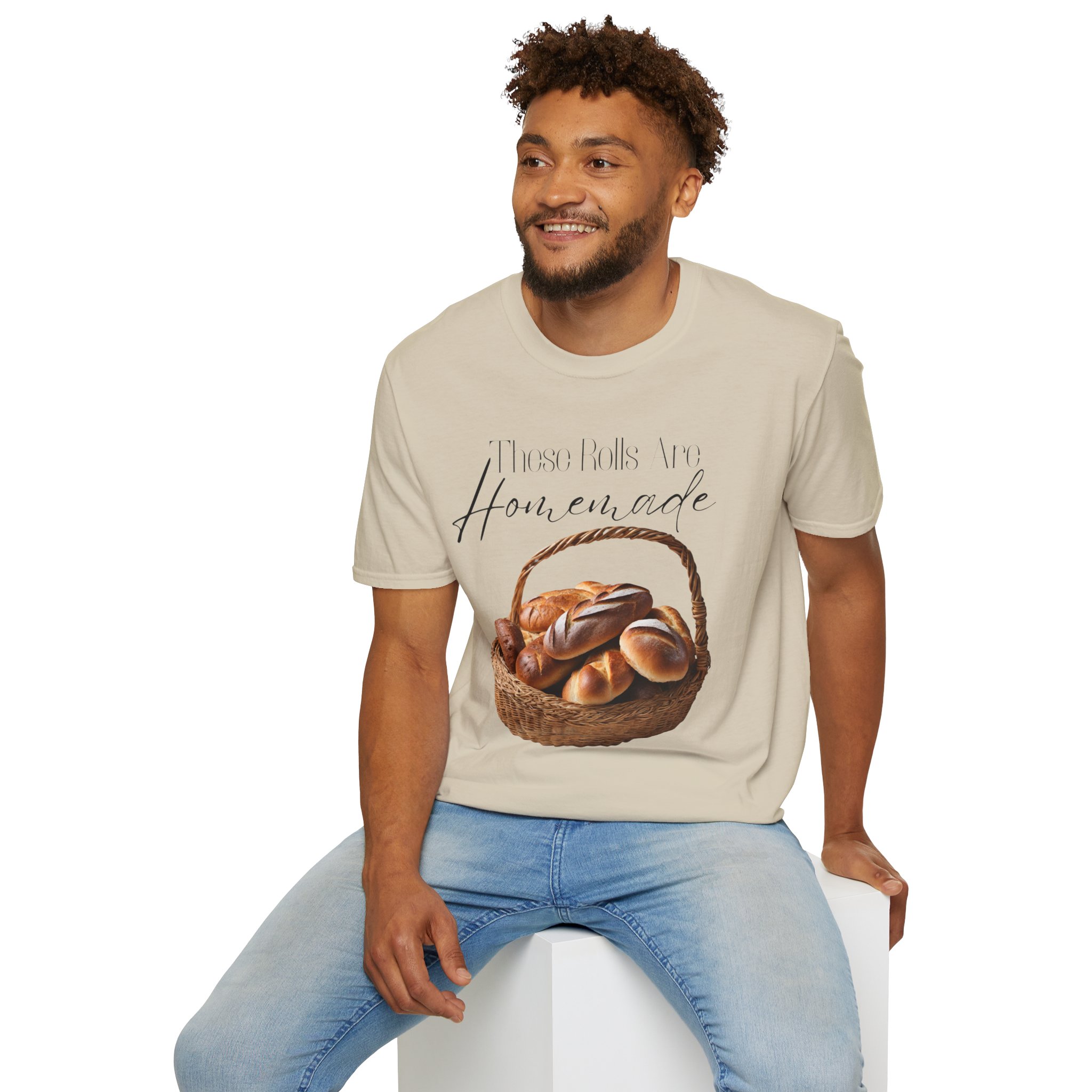 These Rolls are Handmade T-Shirt - Embrace Your Delicious Self! - Image 4
