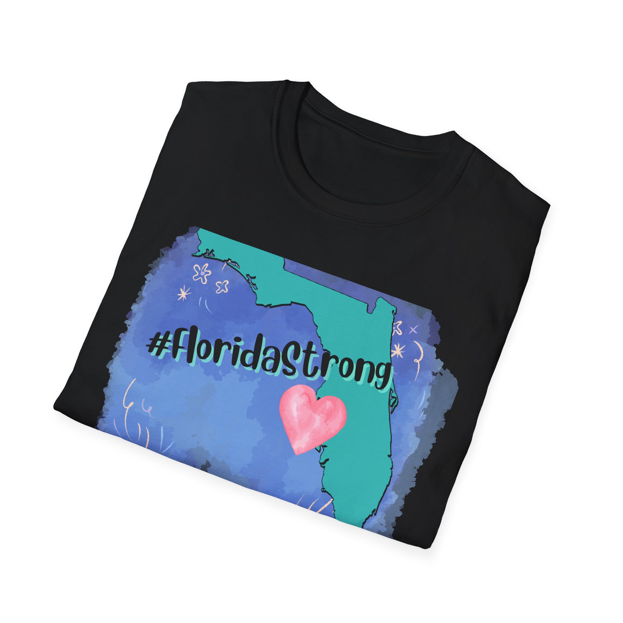 #FloridaStrong Unisex Softstyle T-Shirt - Image 8