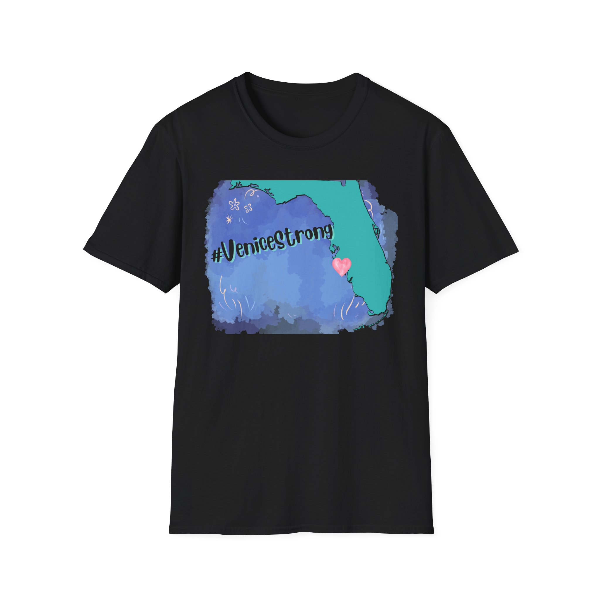 #VeniceStrong Unisex Softstyle T-Shirt - Image 5