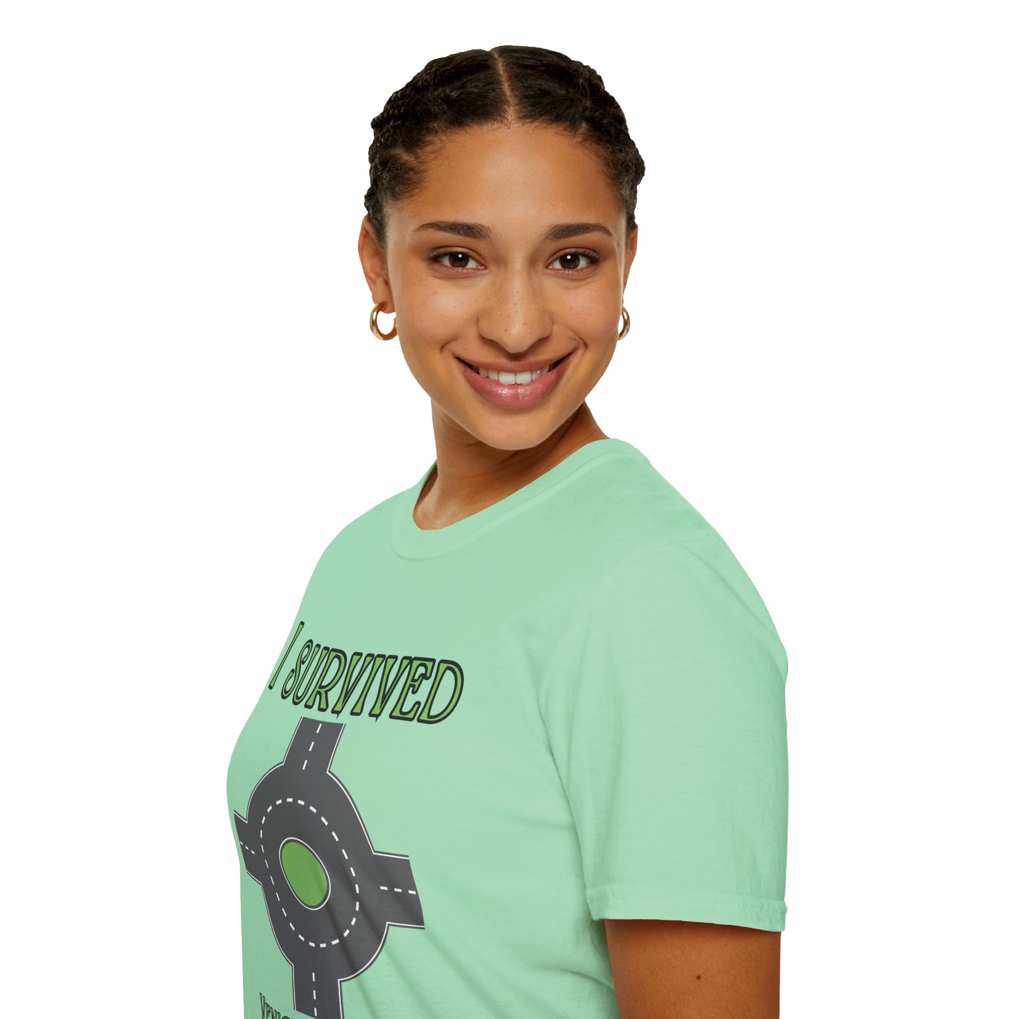 Venice, FL 'I Survived' Roundabout T-Shirt - Image 23