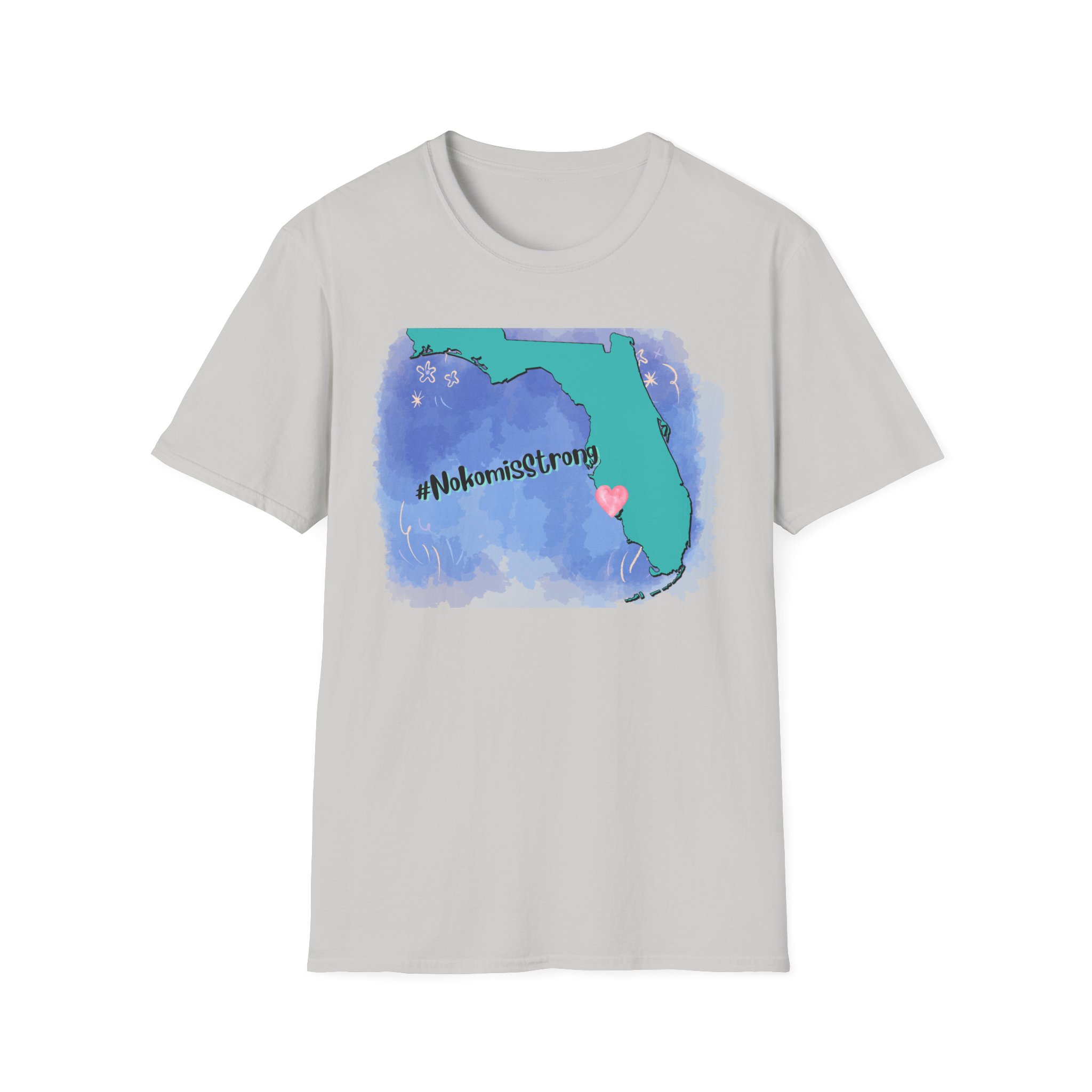 #NokomisStrong Unisex Softstyle T-Shirt - Image 9