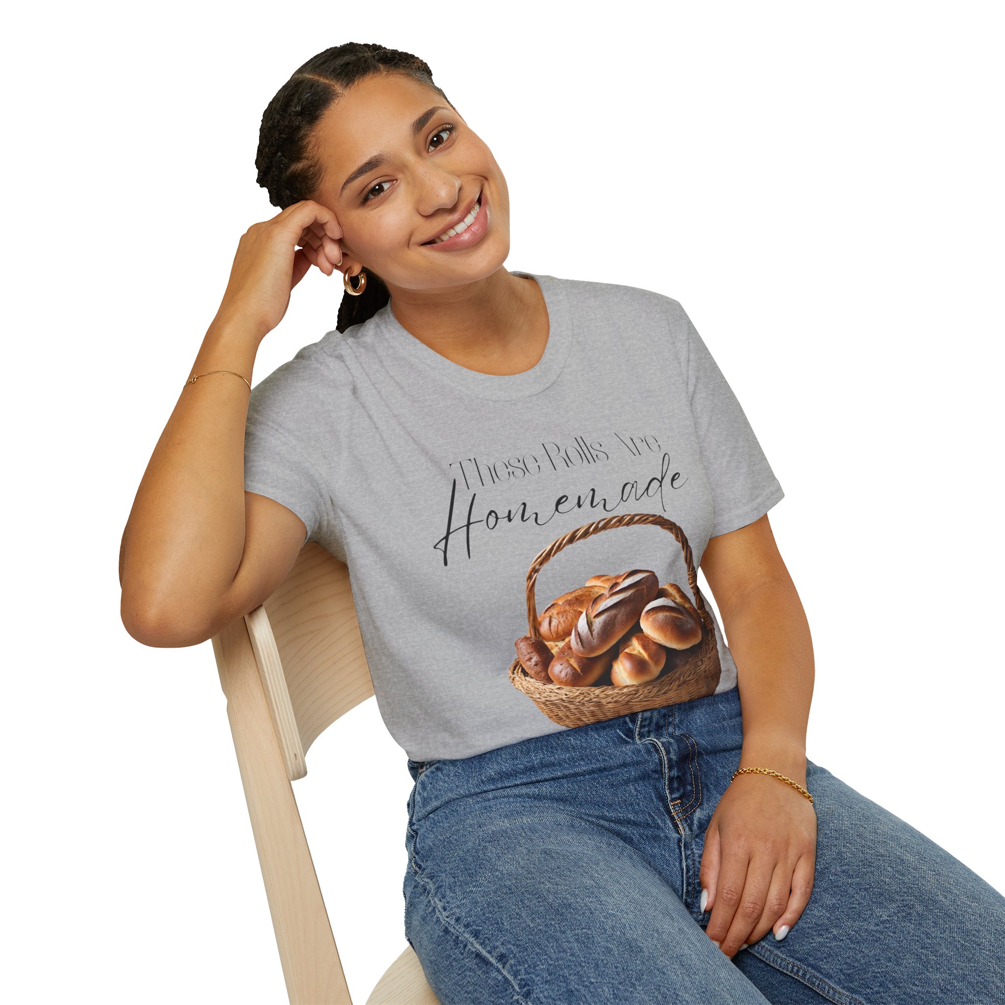 These Rolls are Handmade T-Shirt - Embrace Your Delicious Self! - Image 5