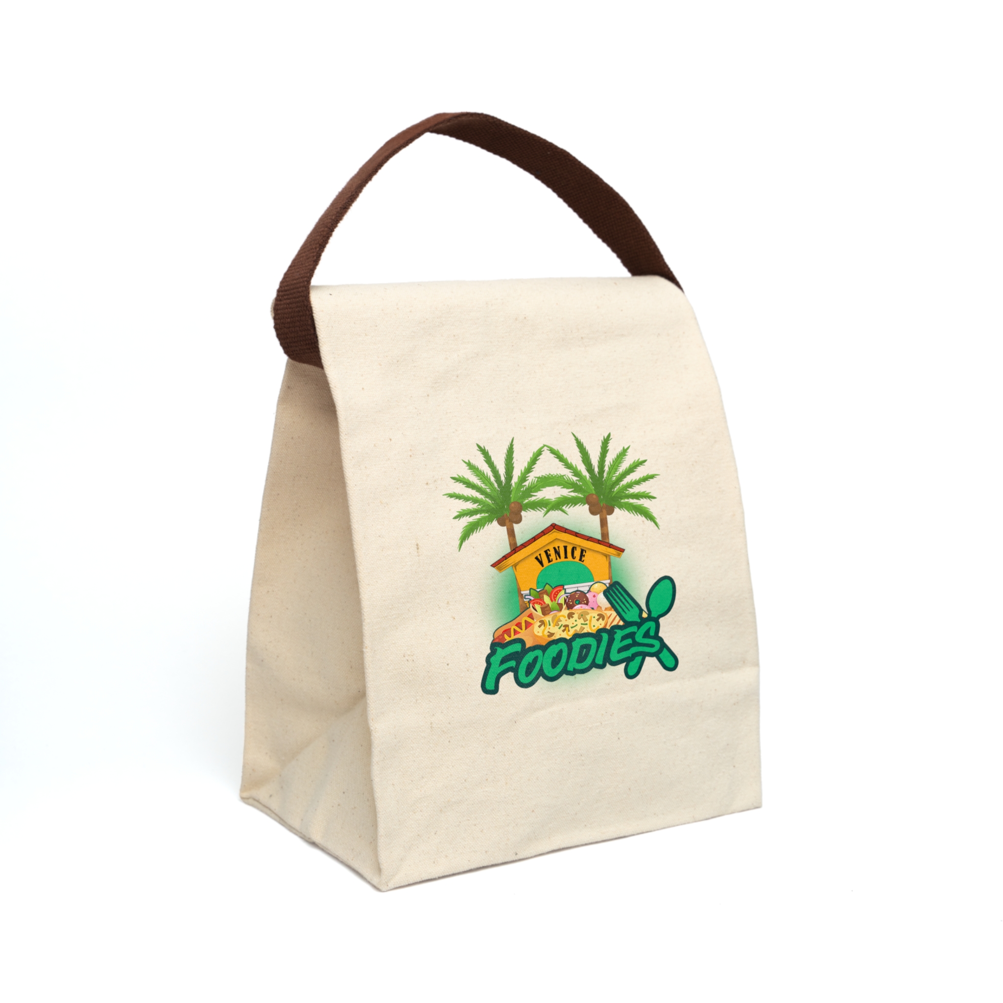 Venice Foodies Canvas Lunch Bag - Image 3