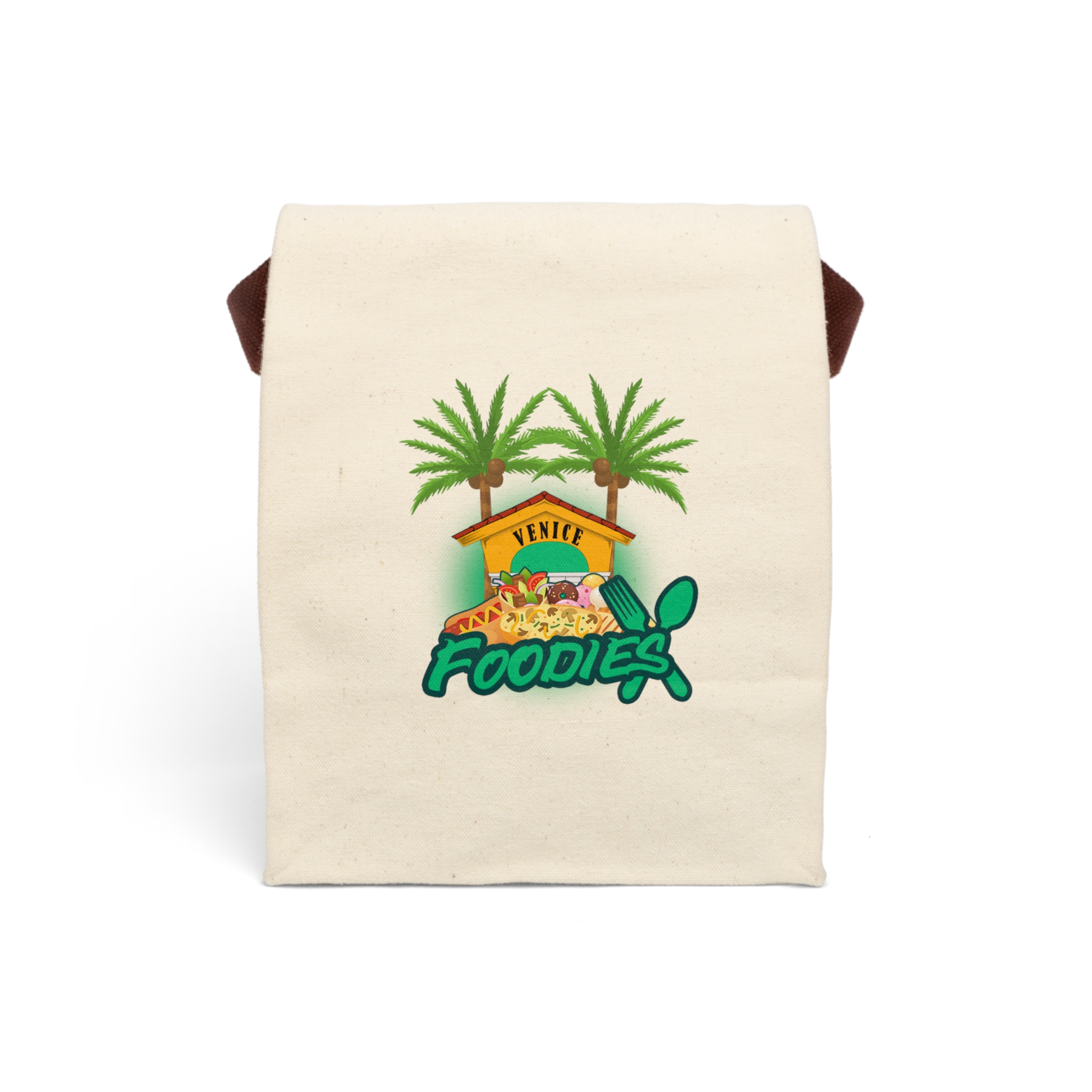 Venice Foodies Canvas Lunch Bag - Image 2