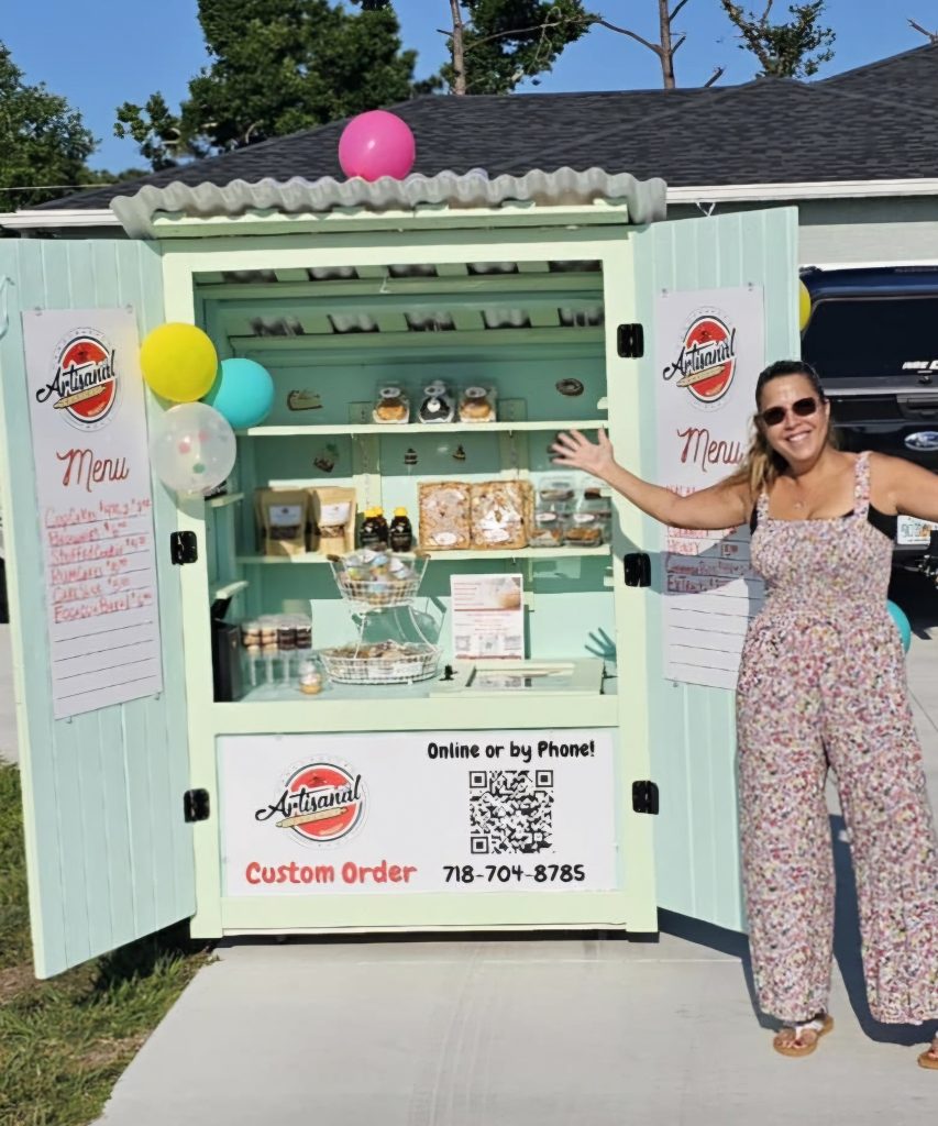 Local Farmstand of Bakery Goods