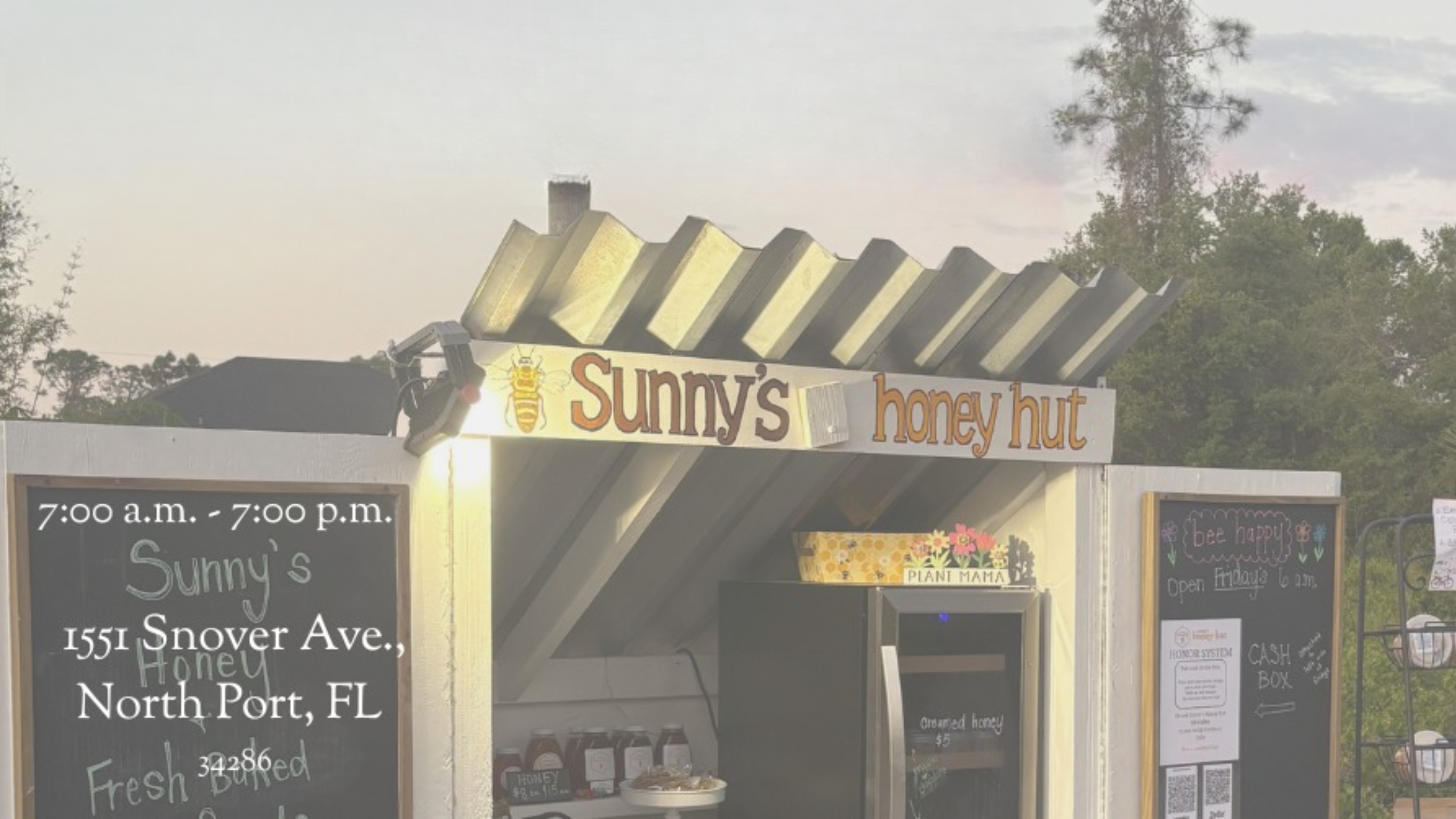sunnys honey hut