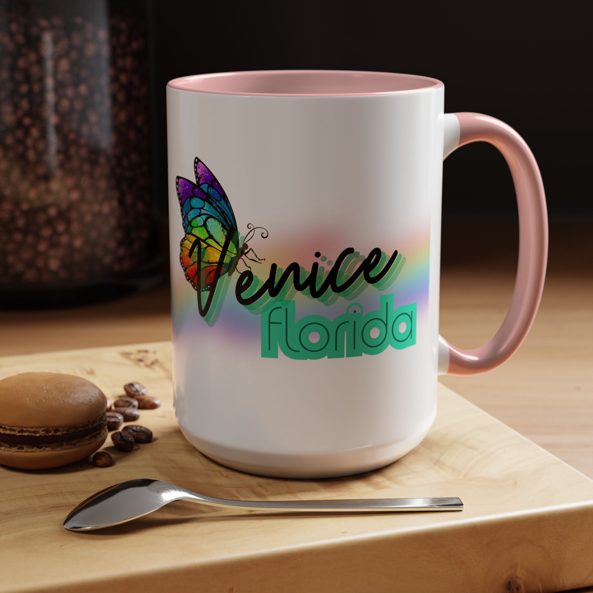 Venice Florida Pride Mug – Rainbow Butterfly Support Edition - Image 55