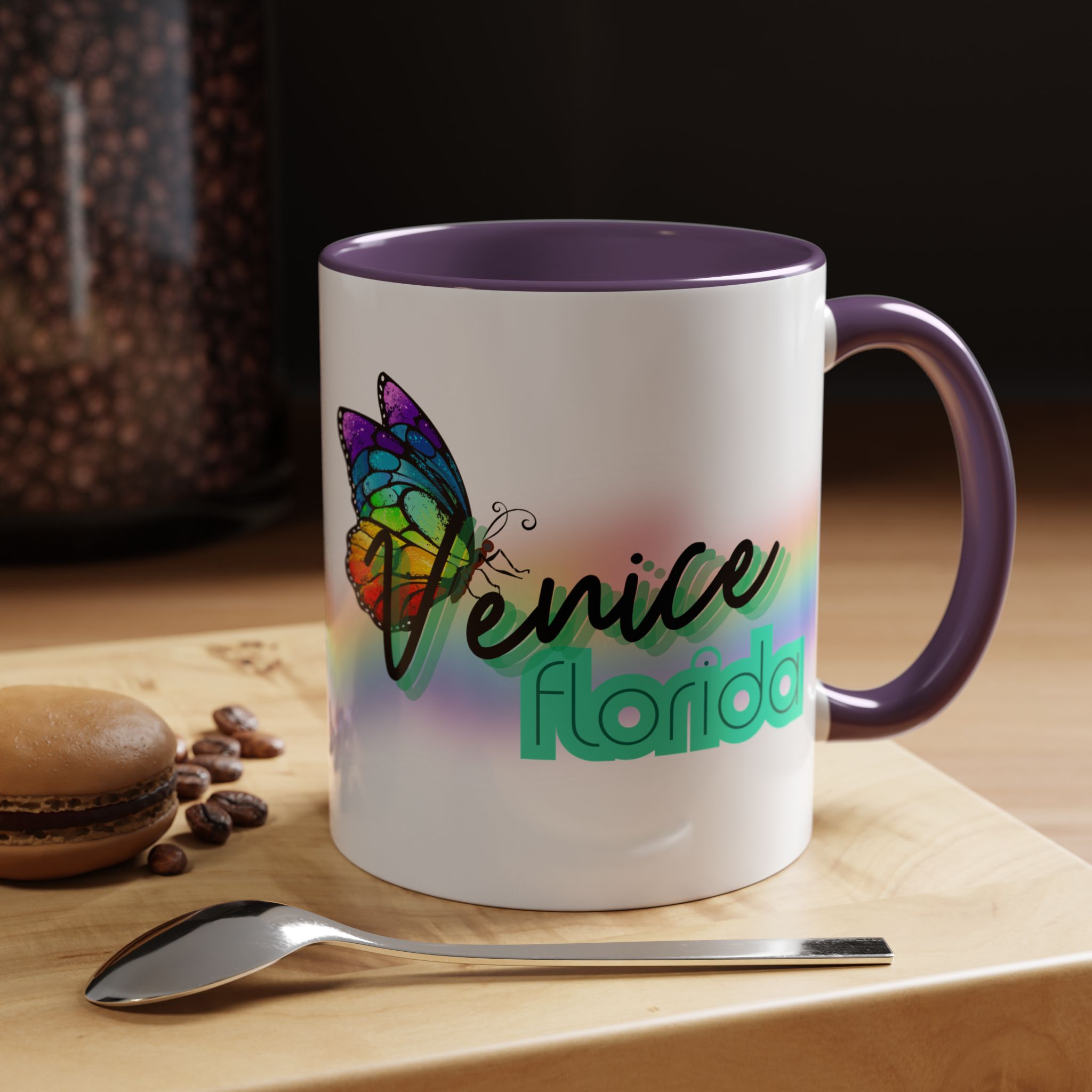 Venice Florida Pride Mug – Rainbow Butterfly Support Edition - Image 35