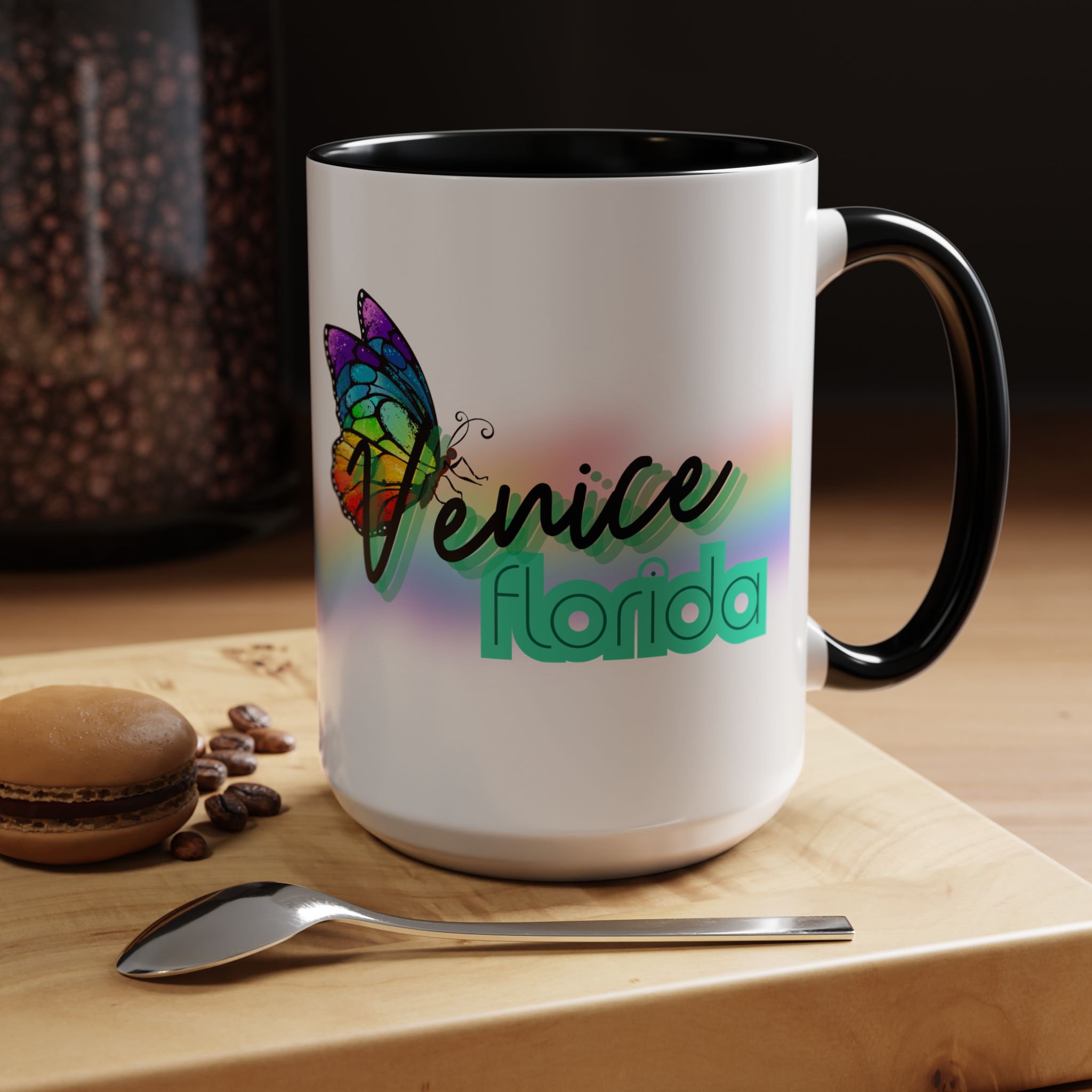 Venice Florida Pride Mug – Rainbow Butterfly Support Edition - Image 45