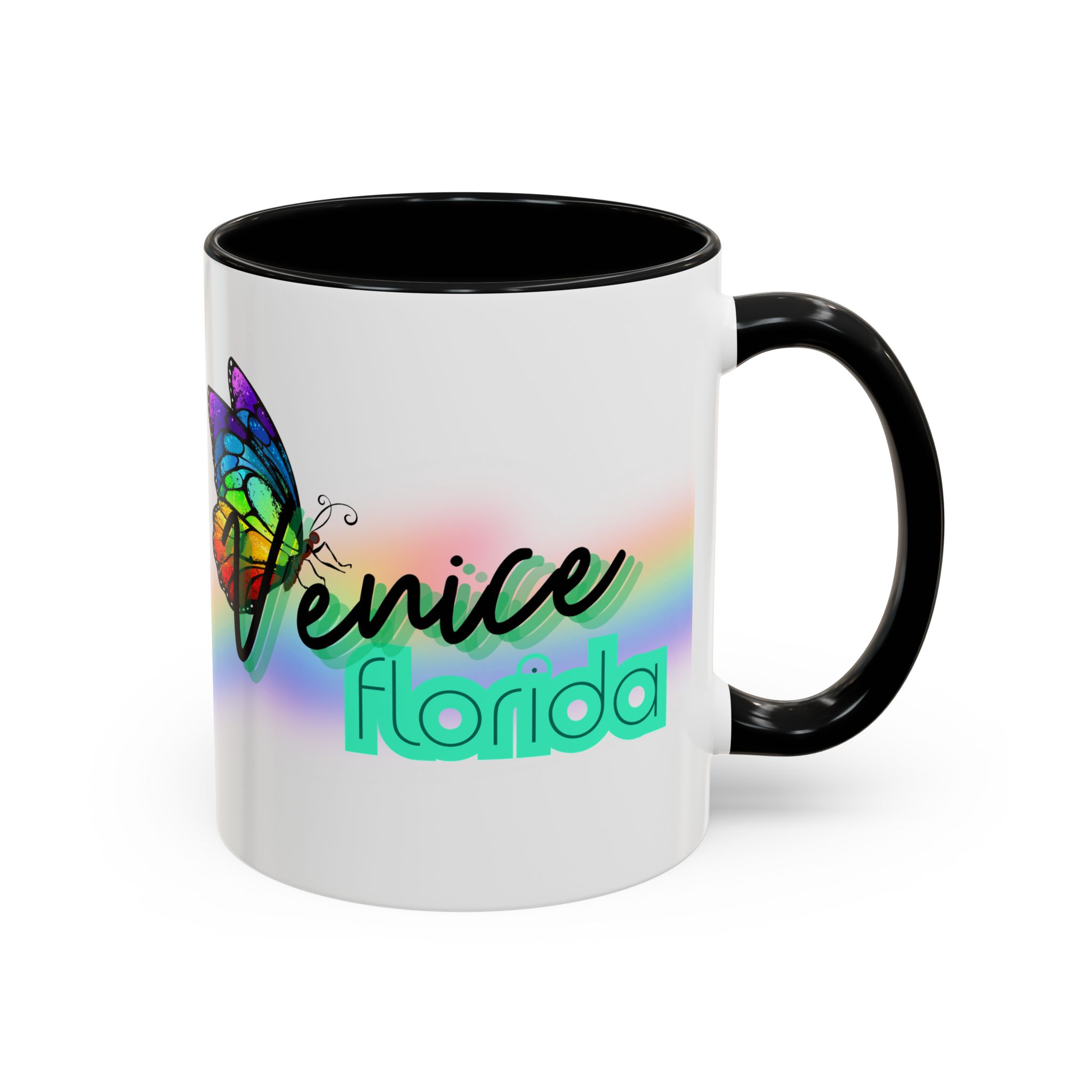 Venice Florida Pride Mug – Rainbow Butterfly Support Edition - Image 7
