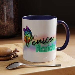 Venice Florida Pride Mug – Rainbow Butterfly Support Edition