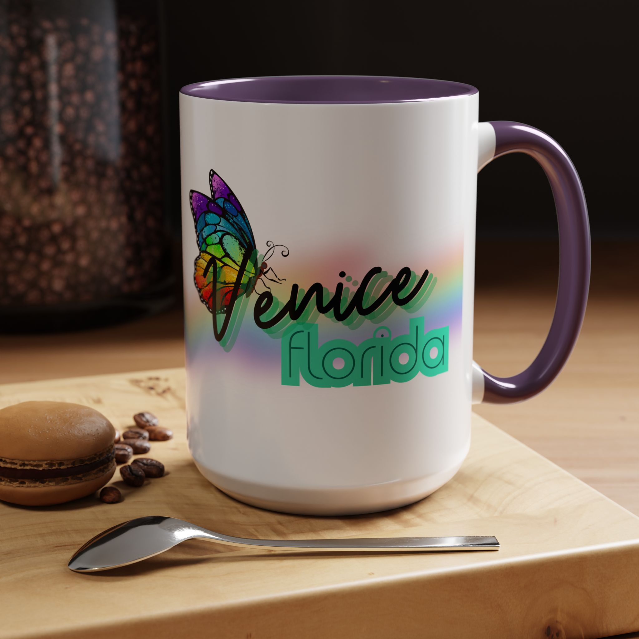 Venice Florida Pride Mug – Rainbow Butterfly Support Edition - Image 75