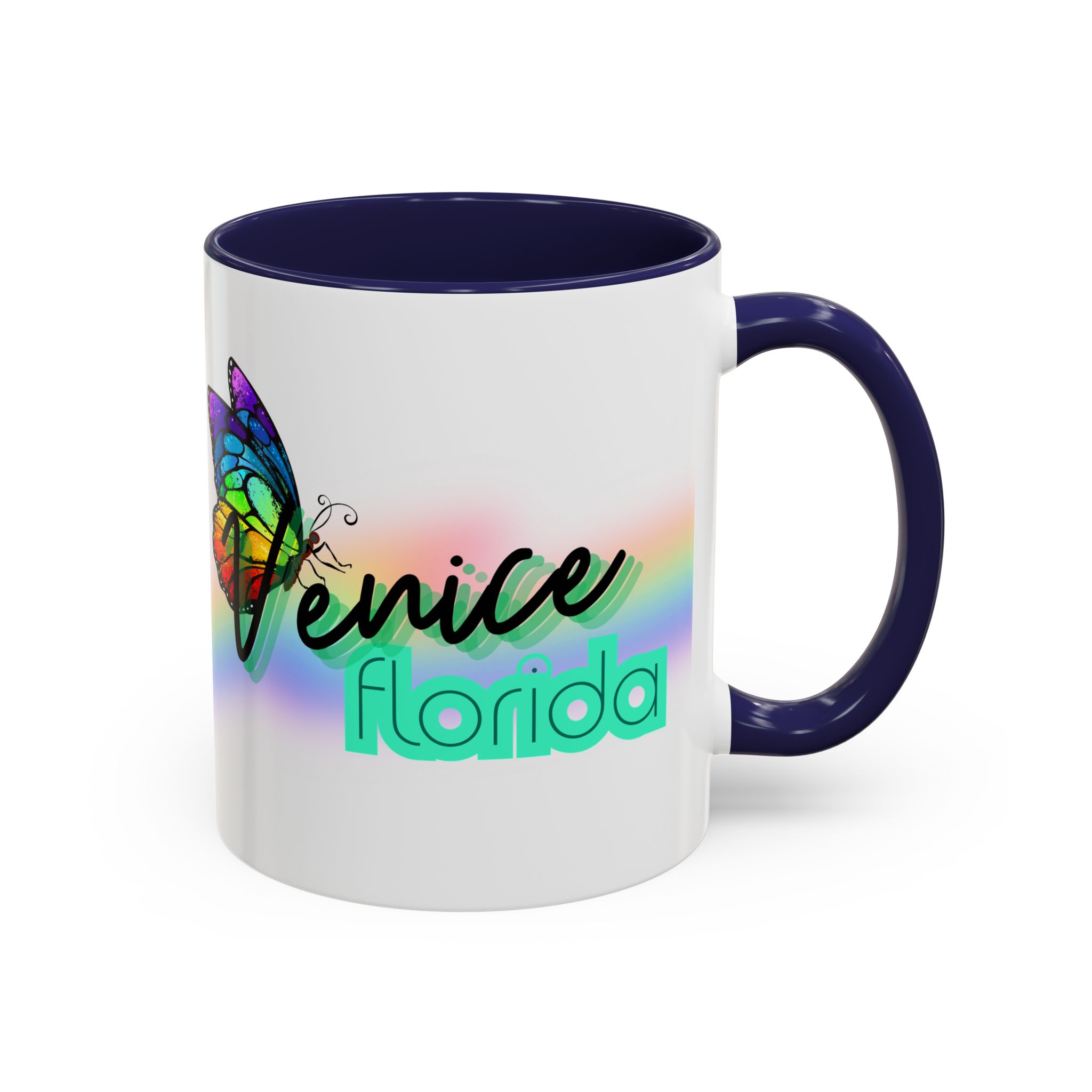 Venice Florida Pride Mug – Rainbow Butterfly Support Edition - Image 3