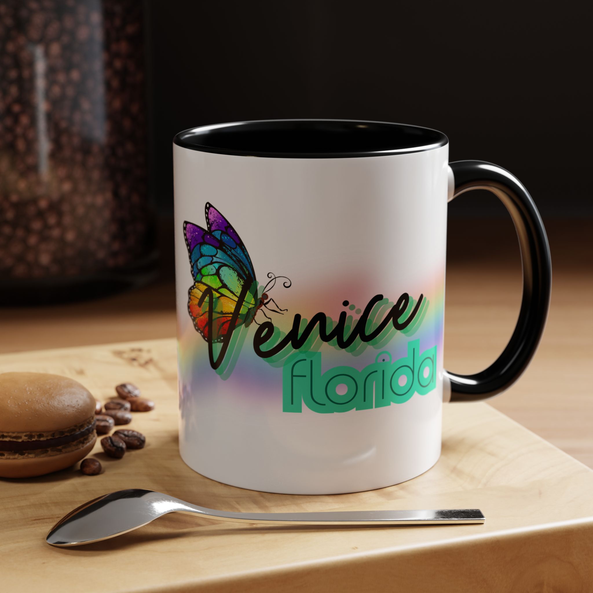 Venice Florida Pride Mug – Rainbow Butterfly Support Edition - Image 10