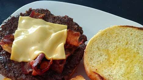 Bacon and cheese burger at Local Spot 941 in Venice